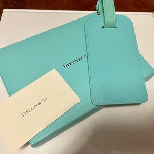Tiffany & Co. Patent Leather Luggage Tag NWT